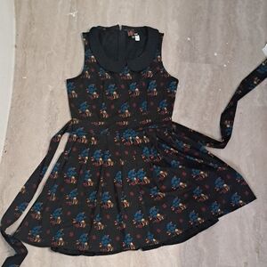 Lion Print Retro Dress, Size 6/8